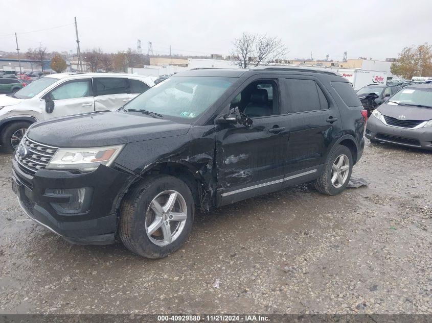 2016 Ford Explorer Xlt VIN: 1FM5K8D86GGA59727 Lot: 40929880