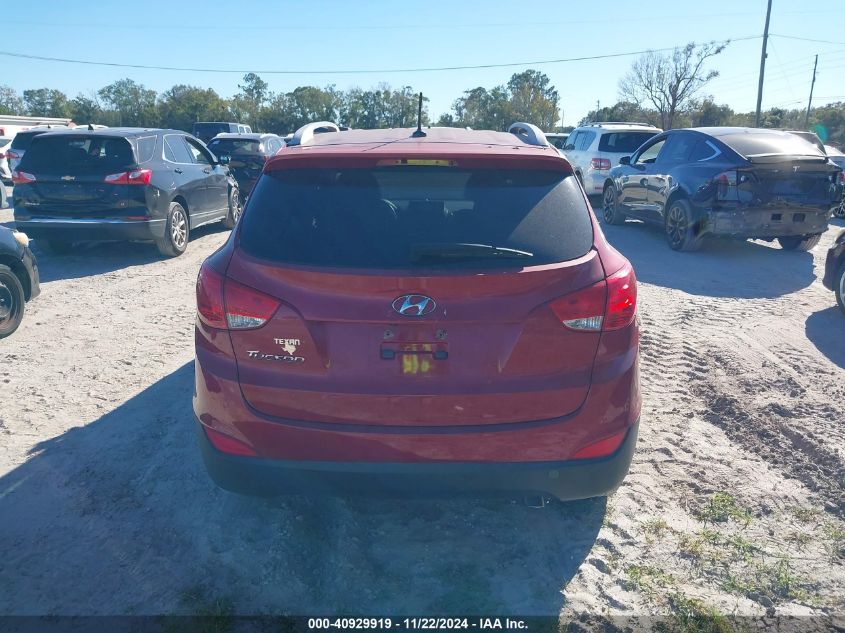 2014 Hyundai Tucson Se VIN: KM8JU3AG6EU805549 Lot: 40929919