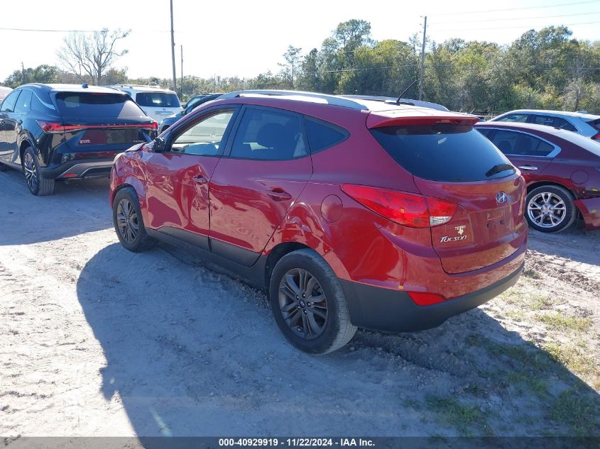 2014 Hyundai Tucson Se VIN: KM8JU3AG6EU805549 Lot: 40929919