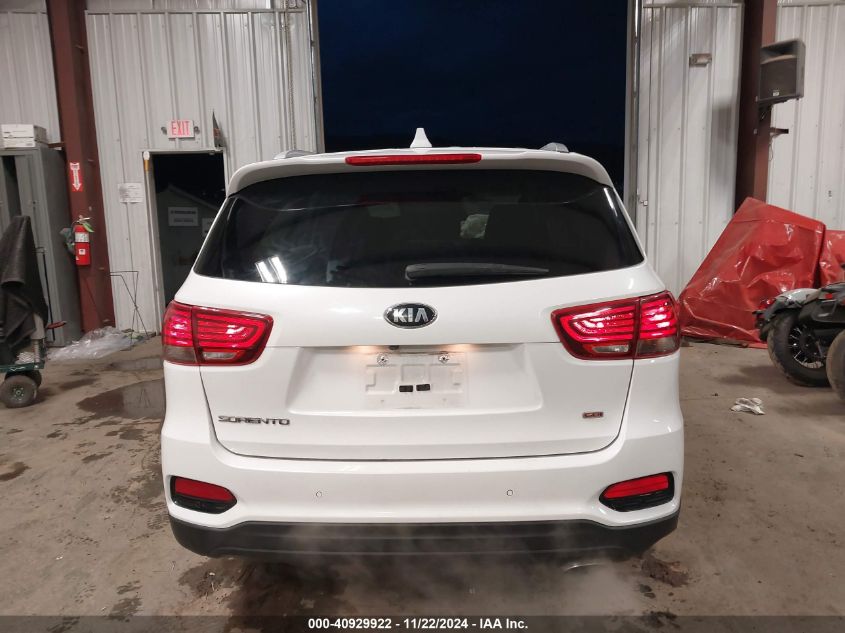 2019 Kia Sorento 2.4L Lx VIN: 5XYPGDA3XKG590036 Lot: 40929922