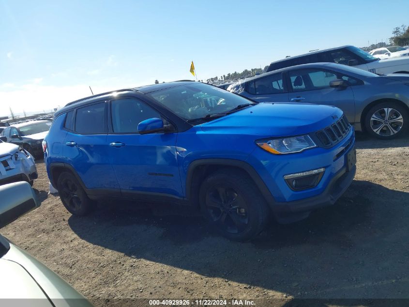 2020 Jeep Compass Altitude Fwd VIN: 3C4NJCBB9LT159030 Lot: 40929926