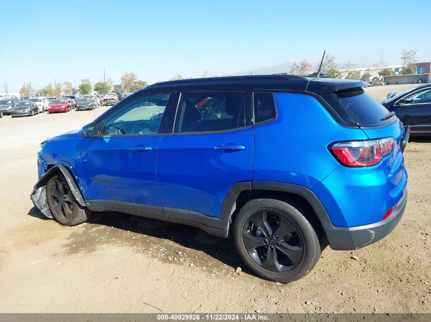 2020 Jeep Compass Altitude Fwd VIN: 3C4NJCBB9LT159030 Lot: 40929926