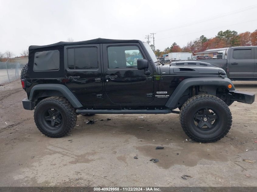 2015 Jeep Wrangler Unlimited Sport VIN: 1C4BJWDGXFL712264 Lot: 40929958