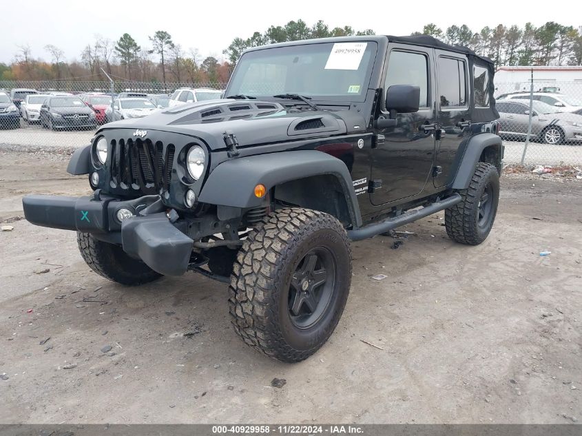 2015 Jeep Wrangler Unlimited Sport VIN: 1C4BJWDGXFL712264 Lot: 40929958