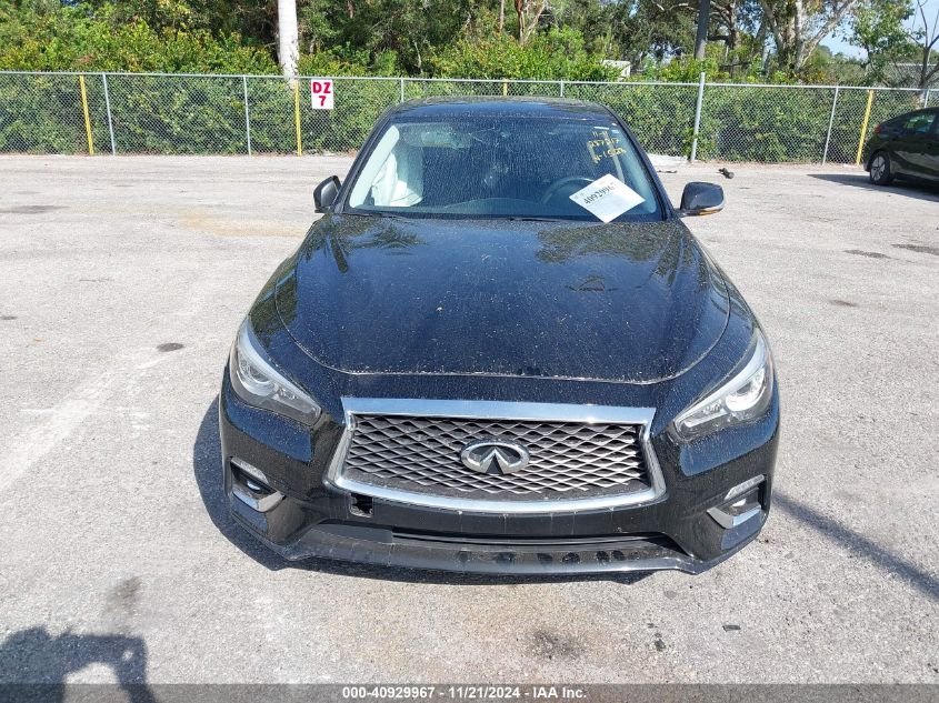 2020 Infiniti Q50 Luxe VIN: JN1EV7APXLM201528 Lot: 40929967