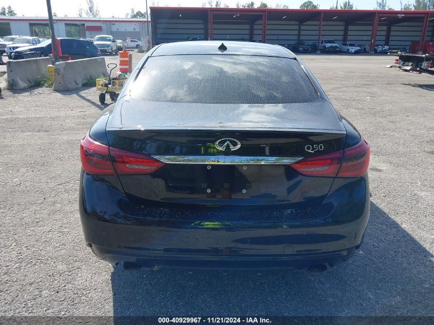 2020 Infiniti Q50 Luxe VIN: JN1EV7APXLM201528 Lot: 40929967