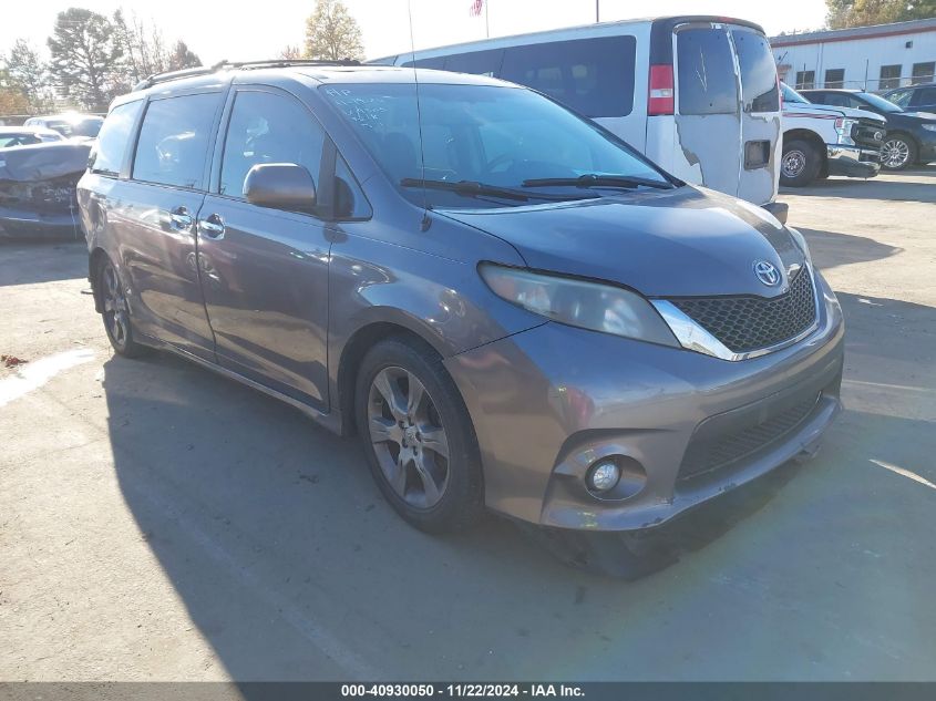 2013 Toyota Sienna Se 8 Passenger VIN: 5TDXK3DC3DS339305 Lot: 40930050