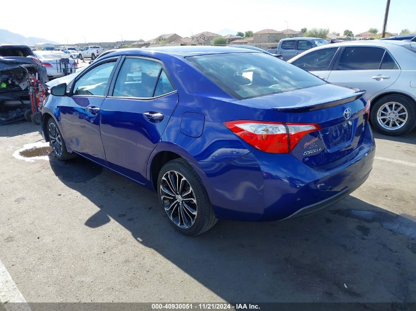 2015 Toyota Corolla S Plus VIN: 2T1BURHE9FC444493 Lot: 40930051