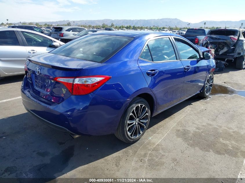 2015 Toyota Corolla S Plus VIN: 2T1BURHE9FC444493 Lot: 40930051