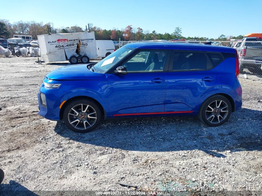 2020 Kia Soul Gt-Line VIN: KNDJ63AU0L7011985 Lot: 40930071