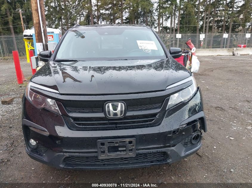 2022 Honda Pilot Awd Special Edition VIN: 5FNYF6H23NB097939 Lot: 40930078