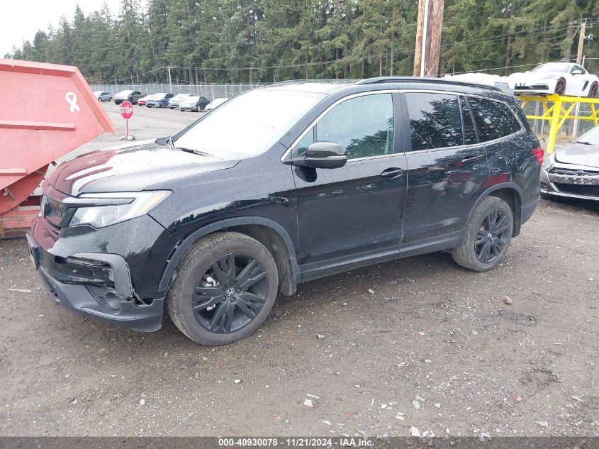 2022 Honda Pilot Awd Special Edition VIN: 5FNYF6H23NB097939 Lot: 40930078