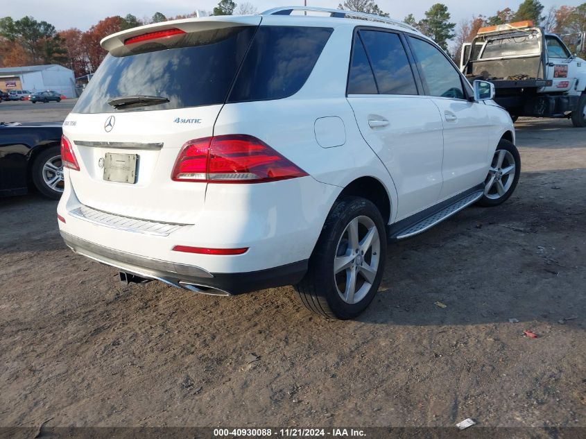 2016 Mercedes-Benz Gle 350 4Matic VIN: 4JGDA5HB6GA732862 Lot: 40930088