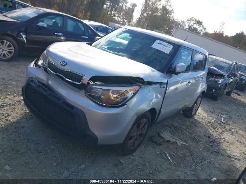 2015 Kia Soul VIN: KNDJN2A29F7809918 Lot: 40930104