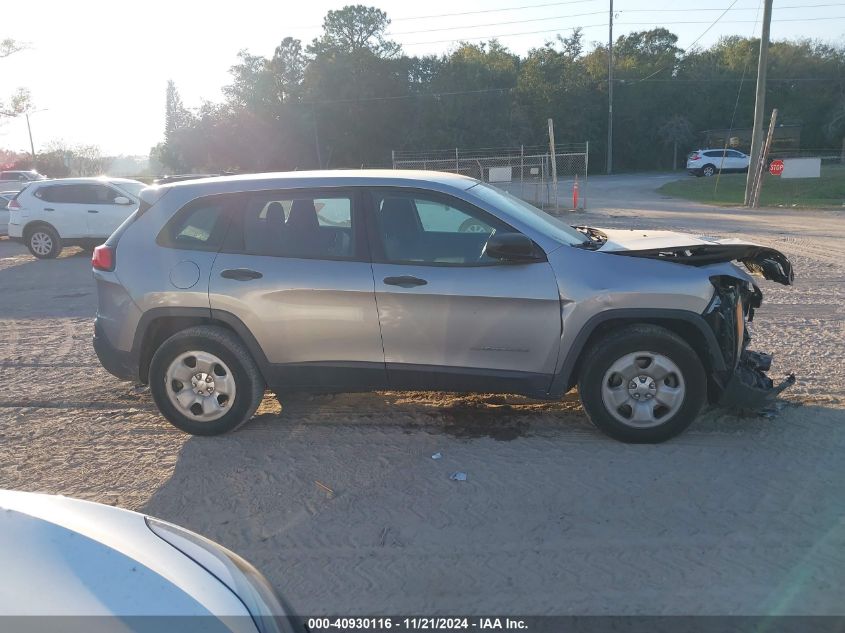 2016 Jeep Cherokee Sport VIN: 1C4PJMAB5GW266446 Lot: 40930116