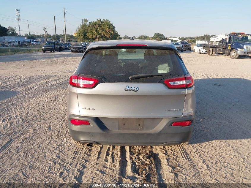 2016 Jeep Cherokee Sport VIN: 1C4PJMAB5GW266446 Lot: 40930116