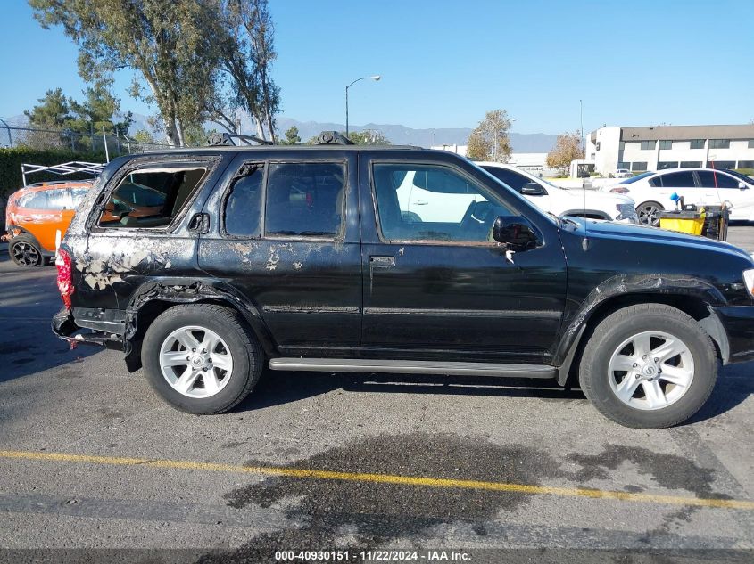 2002 Nissan Pathfinder Le VIN: JN8DR09X92W667001 Lot: 40930151