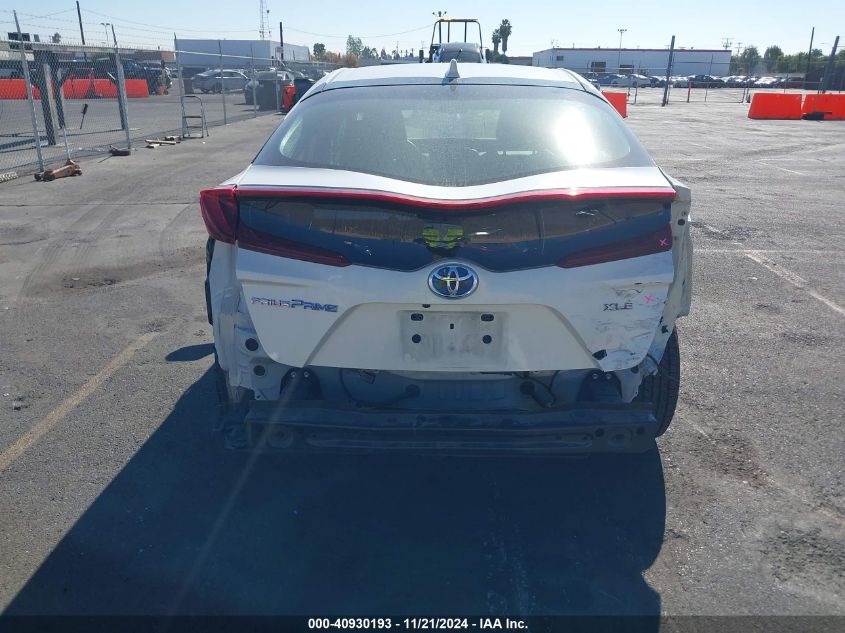 2020 Toyota Prius Prime Xle VIN: JTDKARFP1L3147476 Lot: 40930193