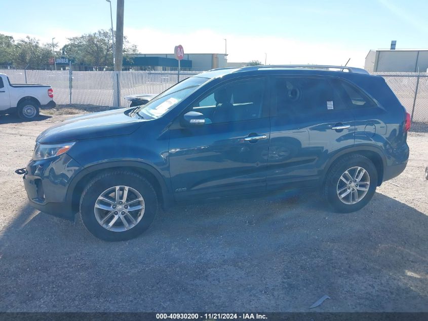 2014 KIA SORENTO LX - 5XYKTCA68EG455152