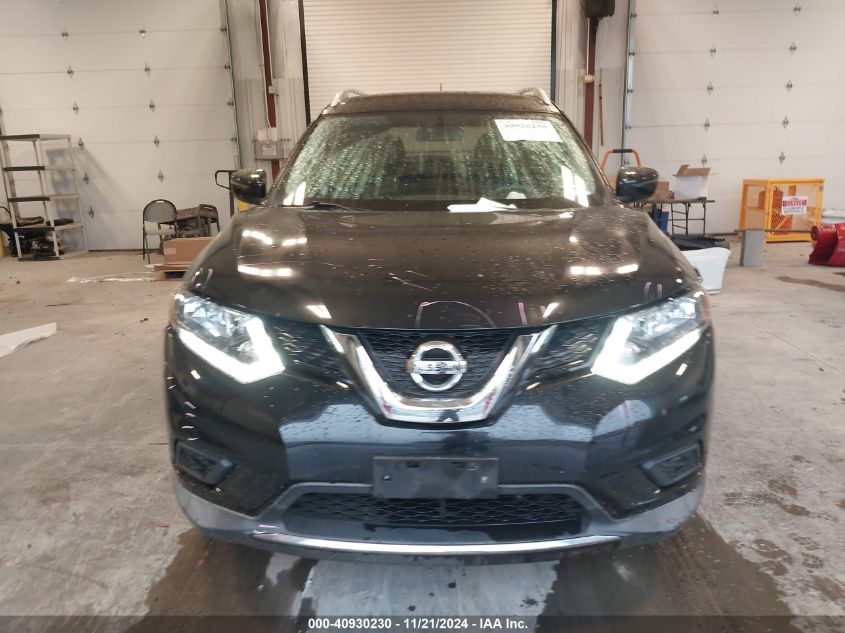 2016 Nissan Rogue S/Sl/Sv VIN: KNMAT2MV2GP705980 Lot: 40930230