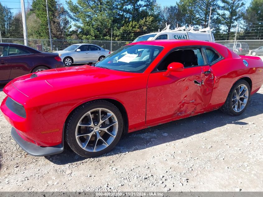 2022 Dodge Challenger Gt VIN: 2C3CDZJG3NH164125 Lot: 40930259