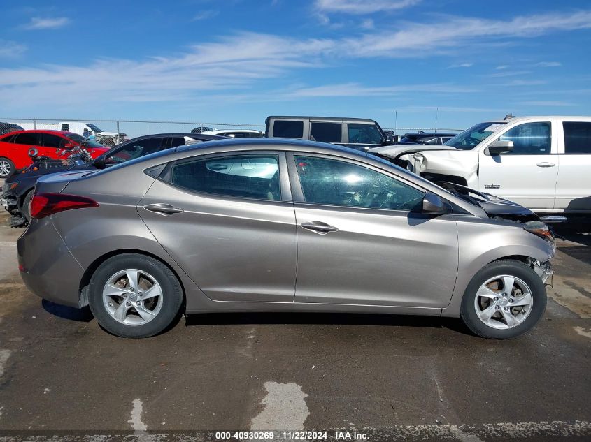 2015 Hyundai Elantra Se VIN: 5NPDH4AE2FH573229 Lot: 40930269