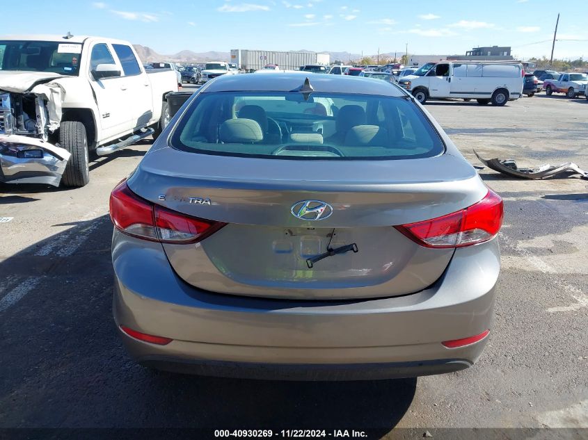 2015 Hyundai Elantra Se VIN: 5NPDH4AE2FH573229 Lot: 40930269