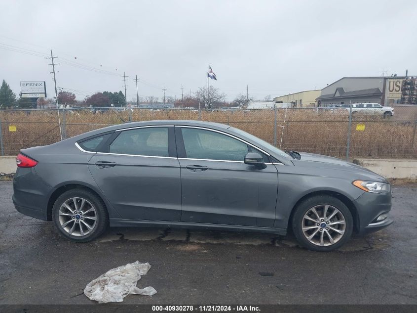 2017 Ford Fusion Se VIN: 3FA6P0HD7HR166921 Lot: 40930278