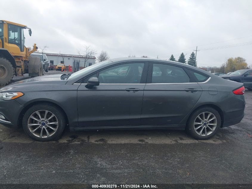 2017 Ford Fusion Se VIN: 3FA6P0HD7HR166921 Lot: 40930278