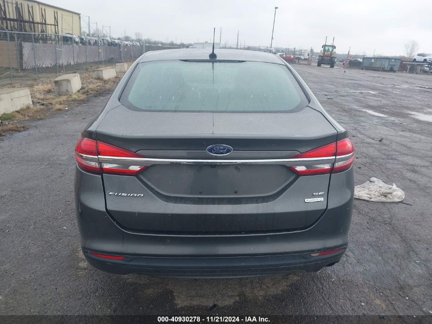 2017 Ford Fusion Se VIN: 3FA6P0HD7HR166921 Lot: 40930278