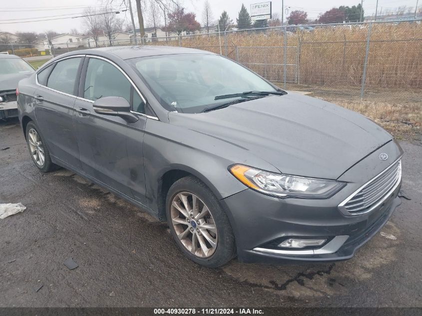 2017 Ford Fusion Se VIN: 3FA6P0HD7HR166921 Lot: 40930278