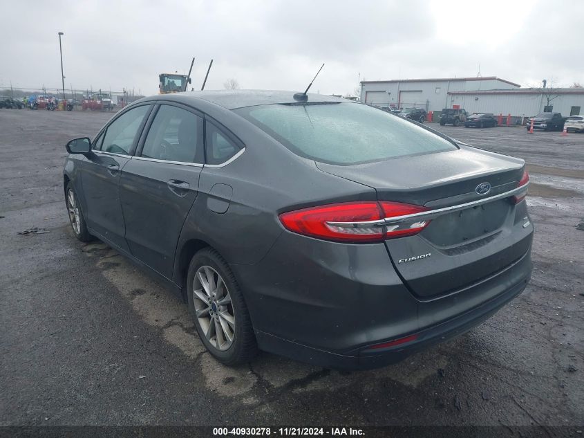 2017 Ford Fusion Se VIN: 3FA6P0HD7HR166921 Lot: 40930278