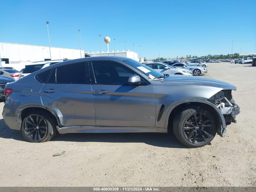 2018 BMW X6 xDrive35I VIN: 5UXKU2C59J0Z61082 Lot: 40930309