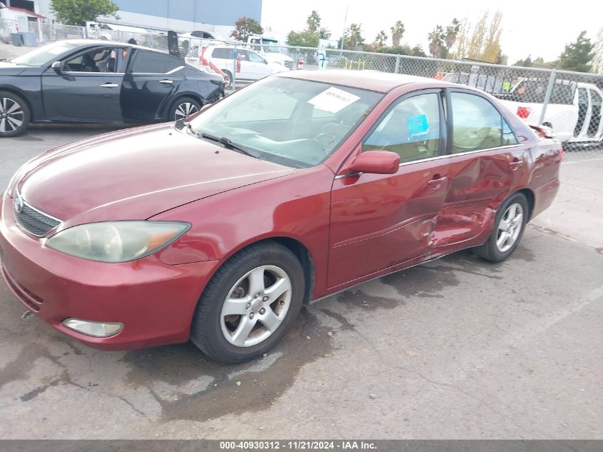 2004 Toyota Camry Se V6 VIN: 4T1BA30K94U502458 Lot: 40930312