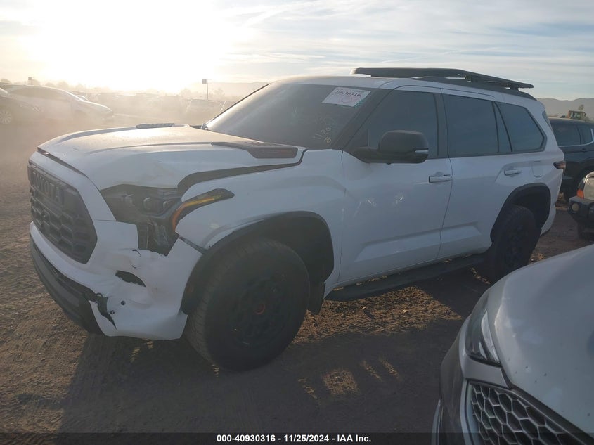 Vin: 7svaaaba0rx025102, lot: 41420038, toyota sequoia trd pro 20242