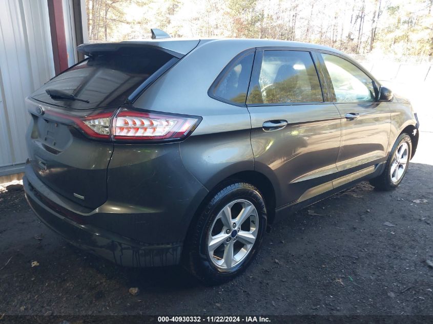 2016 Ford Edge Se VIN: 2FMPK3G94GBB48848 Lot: 40930332