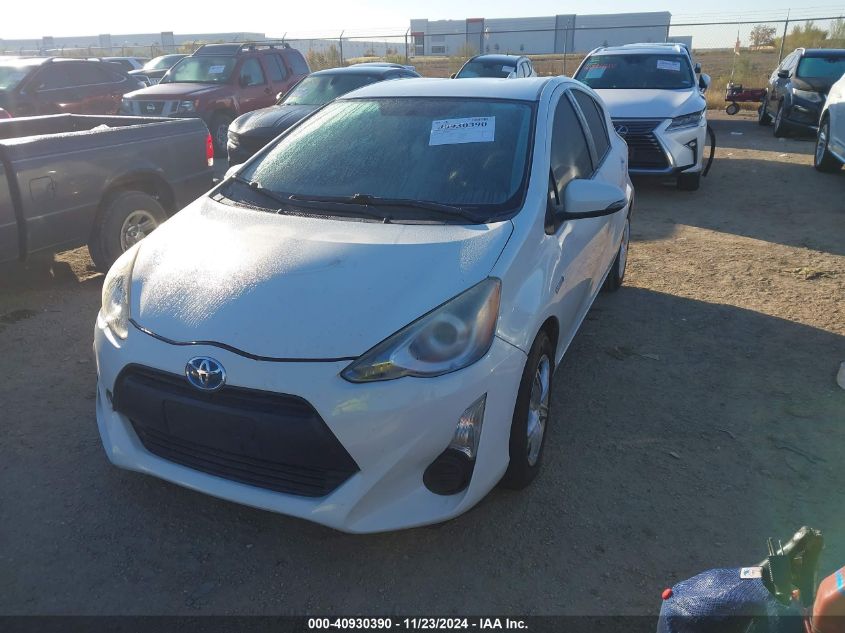 2015 Toyota Prius C VIN: JTDKDTB33F1585102 Lot: 40930390