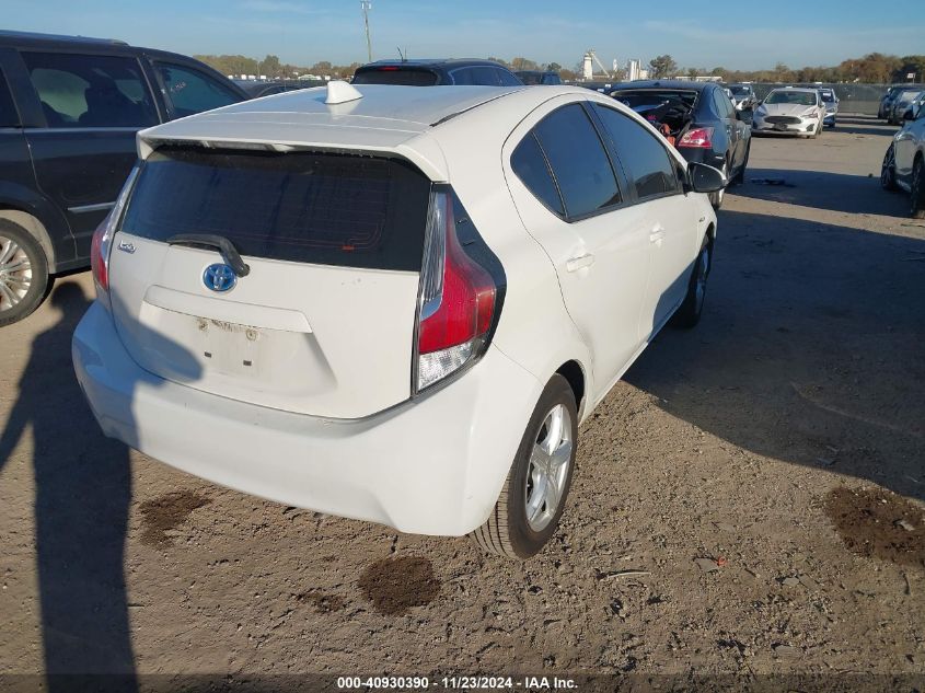 2015 Toyota Prius C VIN: JTDKDTB33F1585102 Lot: 40930390