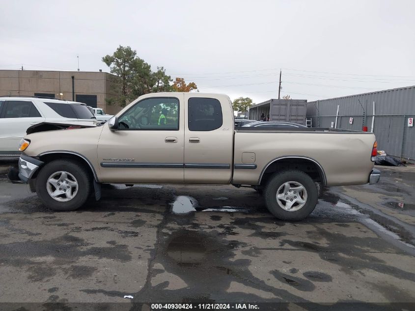 2002 Toyota Tundra Sr5 V8 VIN: 5TBBT44162S250619 Lot: 40930424