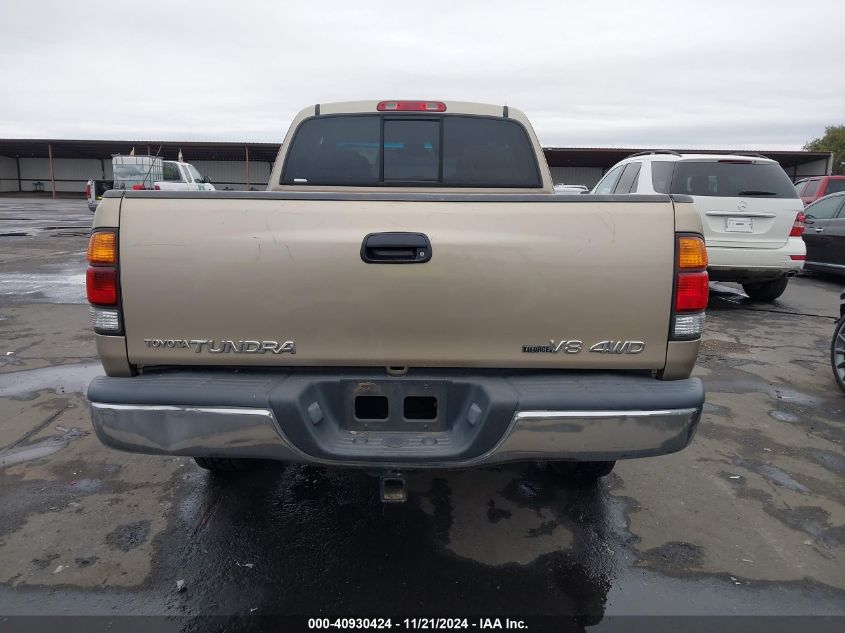 2002 Toyota Tundra Sr5 V8 VIN: 5TBBT44162S250619 Lot: 40930424