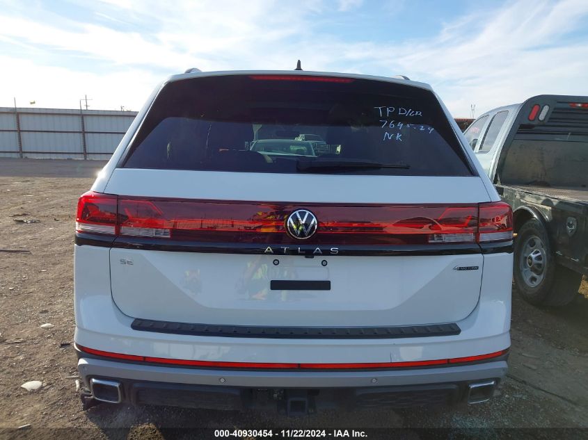 2024 Volkswagen Atlas 2.0T Peak Edition Se W/Technology VIN: 1V2CR2CA0RC601261 Lot: 40930454