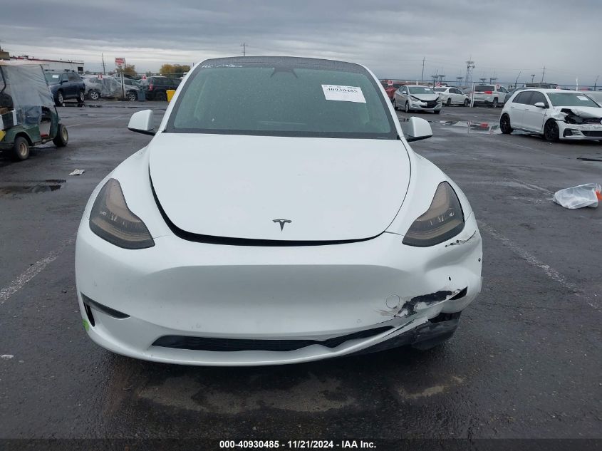 2021 Tesla Model Y Long Range Dual Motor All-Wheel Drive VIN: 5YJYGDEE8MF097806 Lot: 40930485