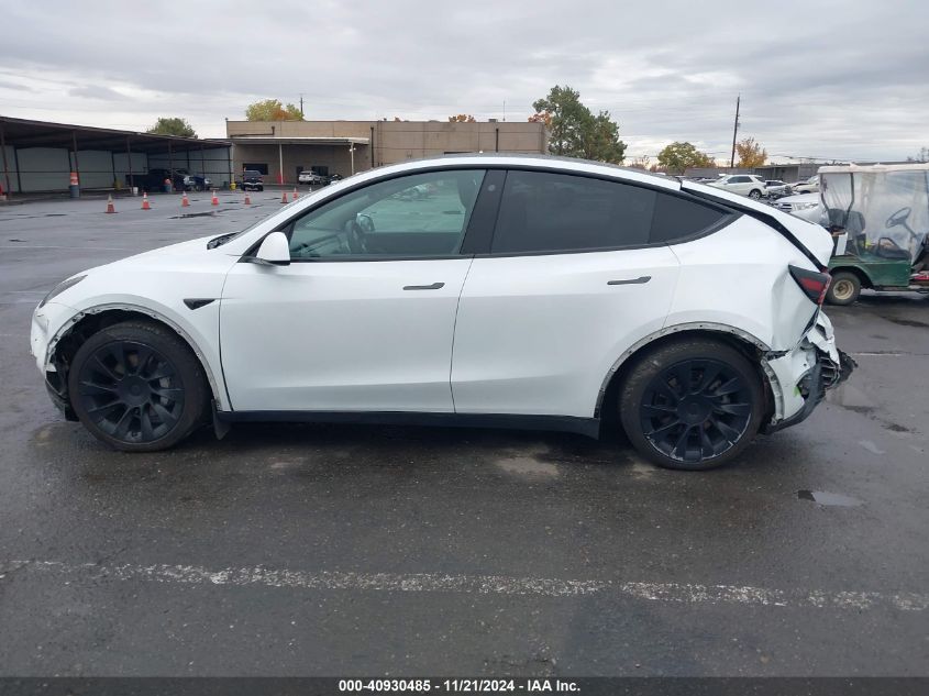 2021 Tesla Model Y Long Range Dual Motor All-Wheel Drive VIN: 5YJYGDEE8MF097806 Lot: 40930485