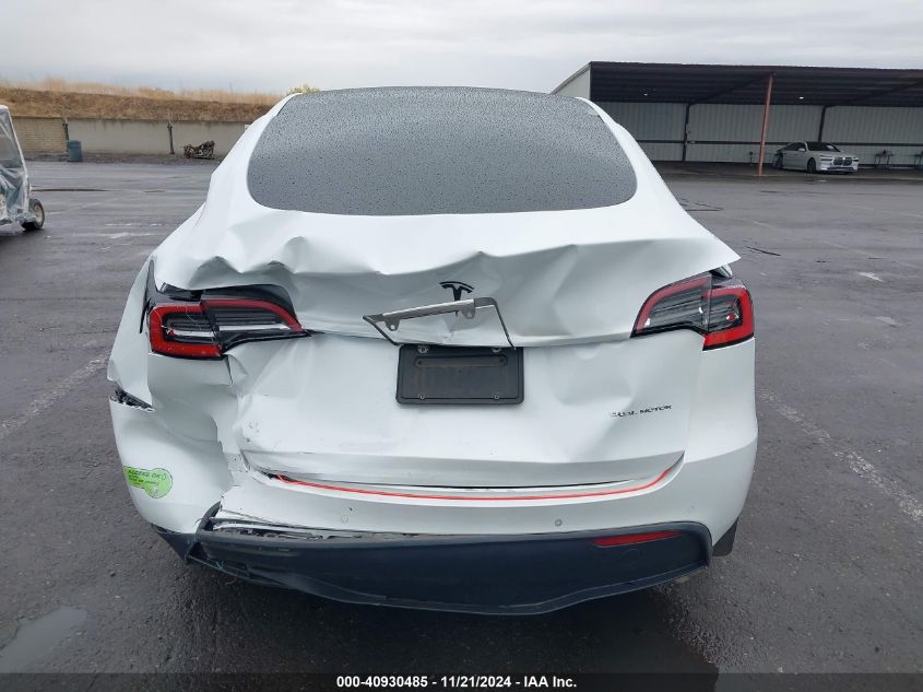 2021 Tesla Model Y Long Range Dual Motor All-Wheel Drive VIN: 5YJYGDEE8MF097806 Lot: 40930485