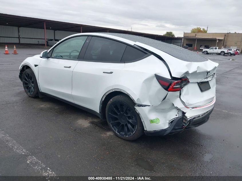 2021 Tesla Model Y Long Range Dual Motor All-Wheel Drive VIN: 5YJYGDEE8MF097806 Lot: 40930485