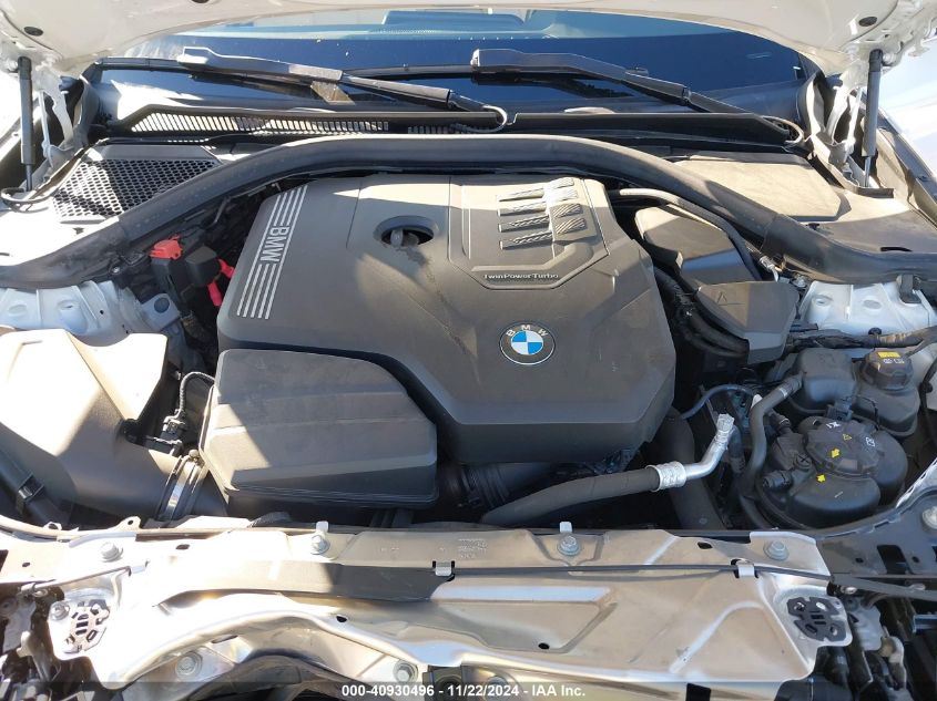 2021 BMW 330I VIN: 3MW5R1J05M8B87468 Lot: 40930496