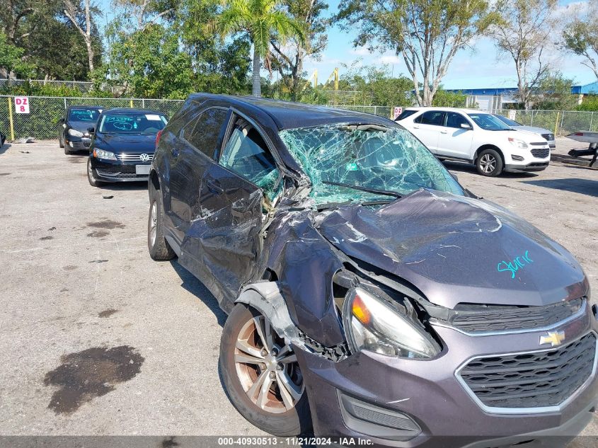 2016 Chevrolet Equinox Ls VIN: 2GNFLEEK8G6255884 Lot: 40930513