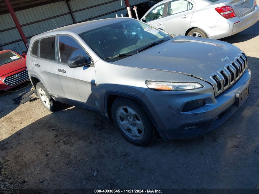 2015 Jeep Cherokee Sport VIN: 1C4PJMAB7FW520091 Lot: 40930545