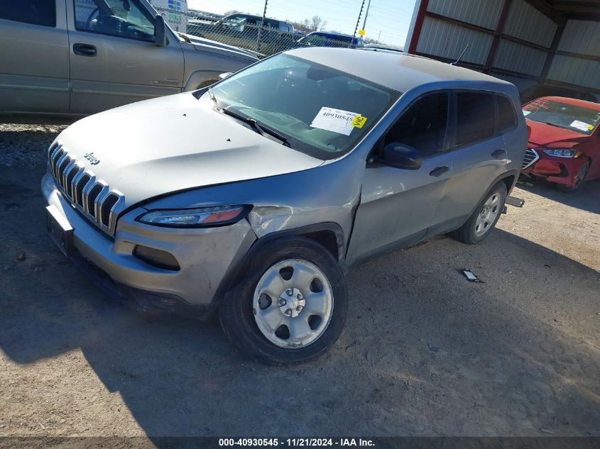 2015 Jeep Cherokee Sport VIN: 1C4PJMAB7FW520091 Lot: 40930545