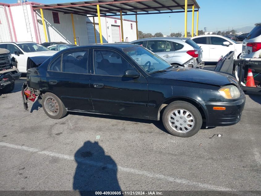 2004 Hyundai Accent Gl VIN: KMHCG45C74U566282 Lot: 40930605